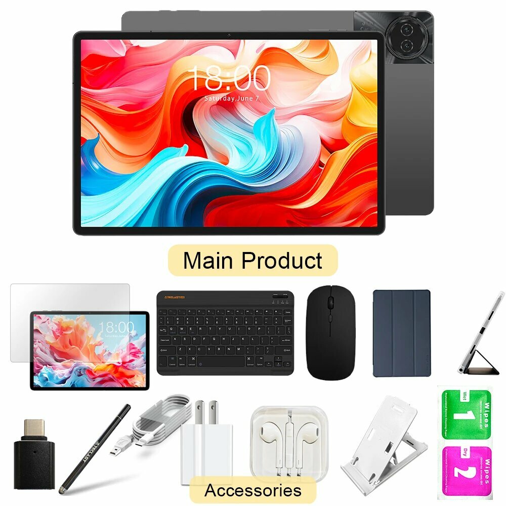Планшет Teclast T50 Plus, 11", 6/256ГБ, Wi-Fi+4G, Android
