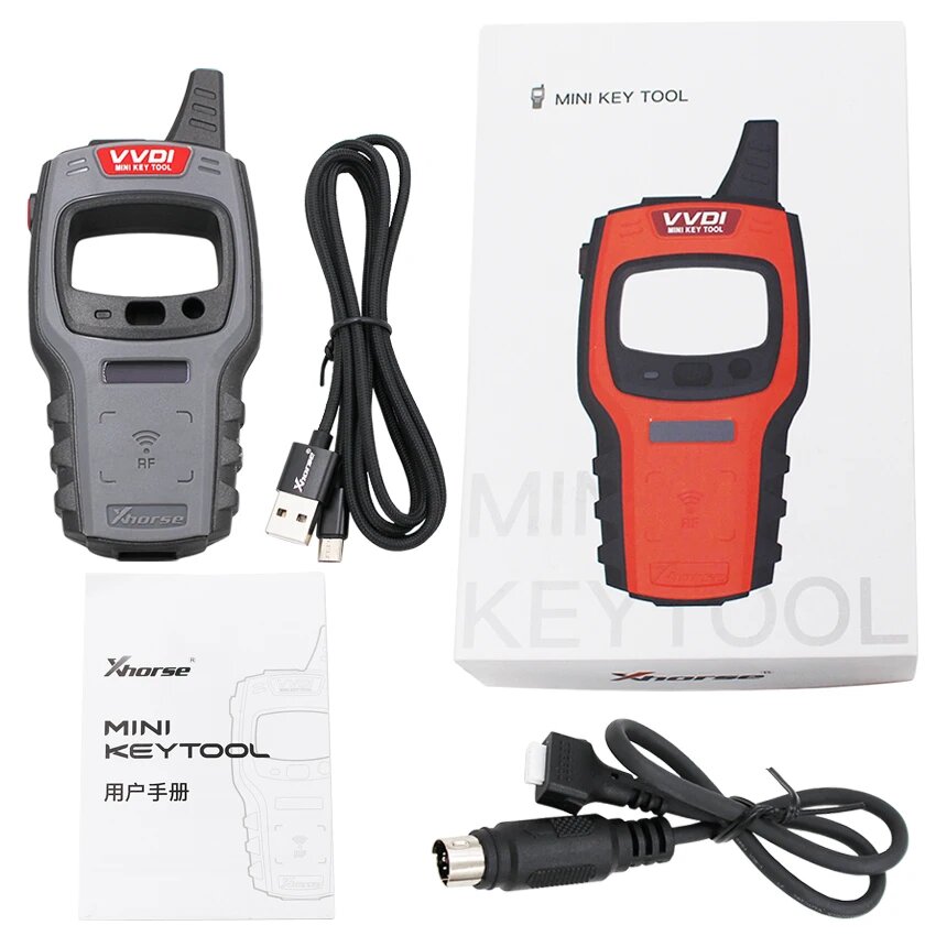 Xhorse VVDI Mini Key Tool Программатор удаленных ключей с бесплатной 96-битной функцией 48-клонов с 1 шт. дистанционным ключом серии XK, глобальная версия, Global Version