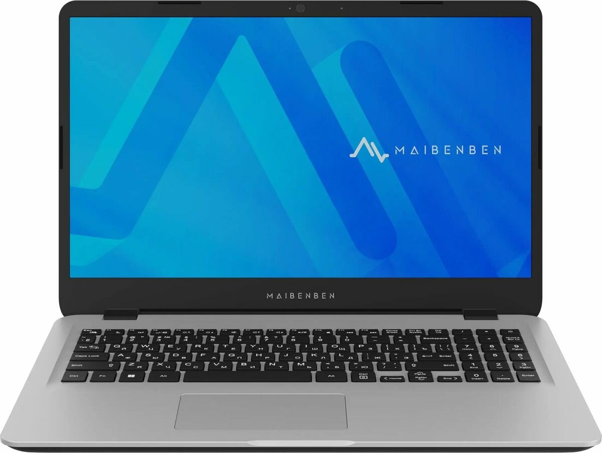 Ноутбук MAIBENBEN M543 15.6", IPS, AMD Ryzen 3 4300U 2.7ГГц, 4-ядерный, 16ГБ DDR4, 512ГБ SSD, AMD Radeon Graphics, Windows 11 Home, серебристый M5431SF0HSRE0
