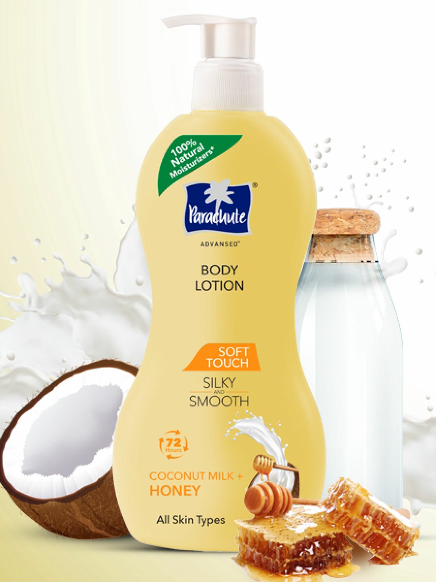 Лосьон для тела Parachute с кокосовым молочком и мёдом Soft Touch Coconut Milk & Honey Body Lotion, 400 мл
