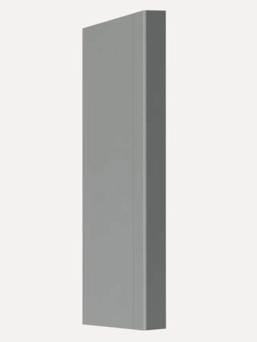 Изображение товара Откосы Витраж Дизайн Серый, матовый, сэндвич панель ПВХ, 250 x 3000 мм, с F-профилем