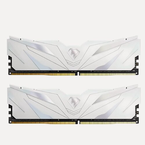 Изображение товара Оперативная память Netac Shadow II White (NTSWD5P60DP-32W) DDR 5 DIMM 32Gb (16Gbx2), 6000Mhz