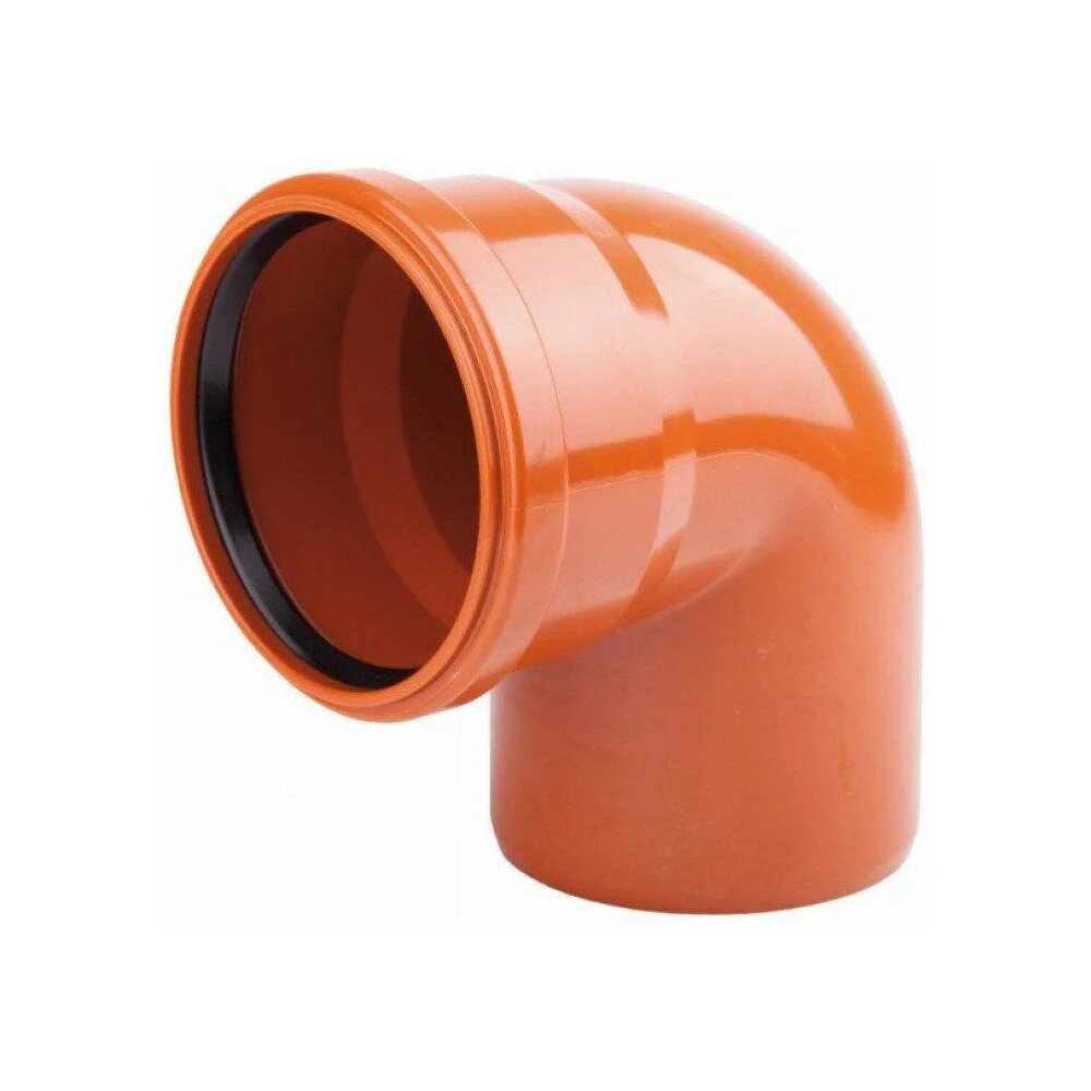 Отвод VALFEX PP-B 30101110, для наружной канализации, Dн110x87гр