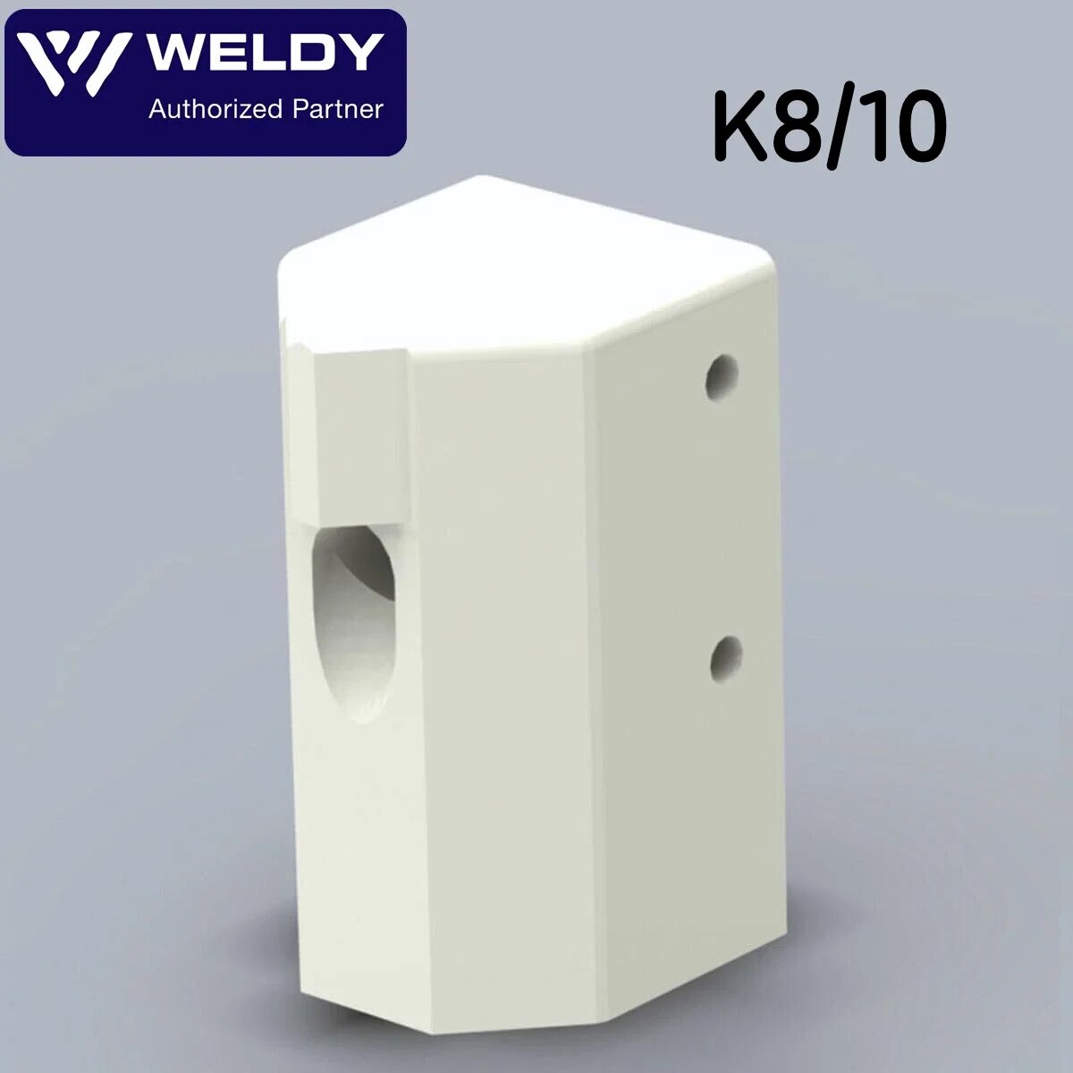 Вставка сварочного башмака WELDY K8/10 для экструзионного сварочного аппарата Booster EX2/EX3 — 126,105