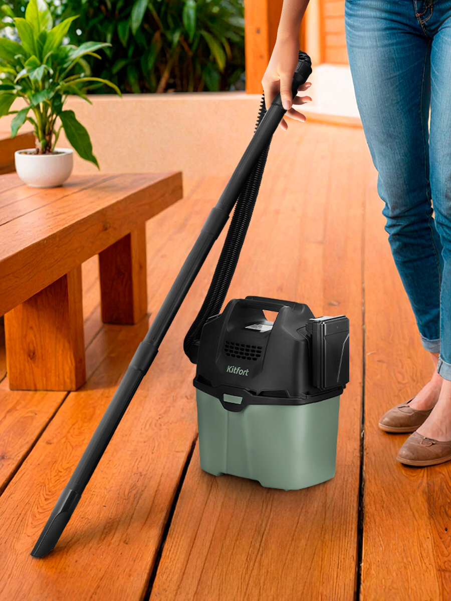 Аккумуляторный пылесос Kitfort КТ-5196 — фото 1