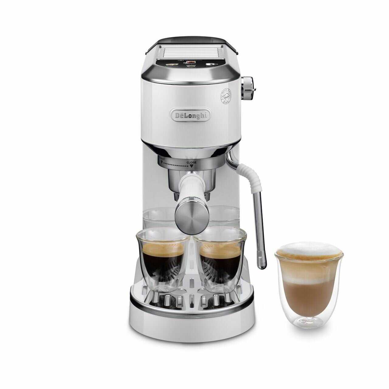 Кофеварка рожковая DeLonghi Dedica Duo EC890. WI — фото 1