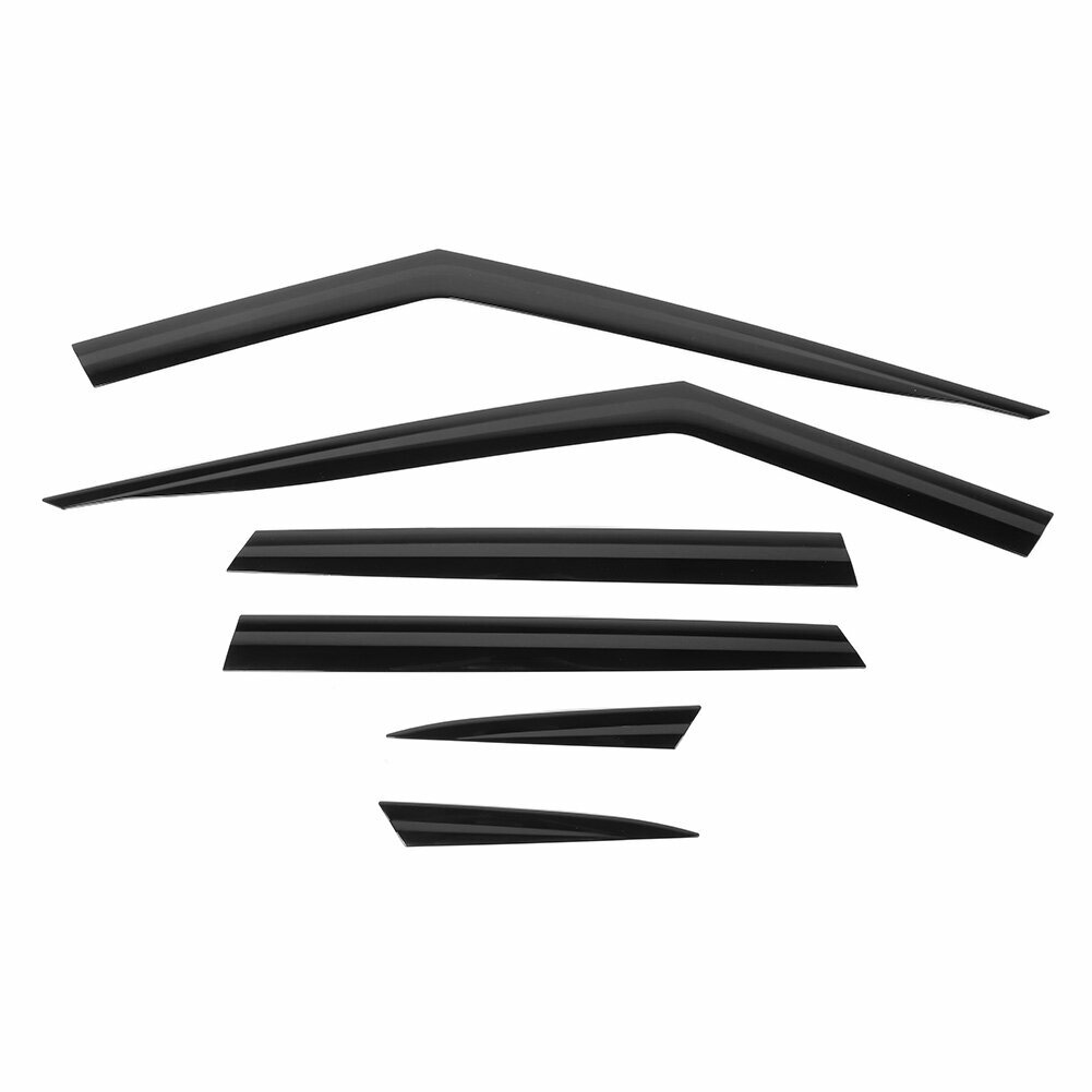 6pcs черное окно Вентиляционное вентиляционное отверстие солнце