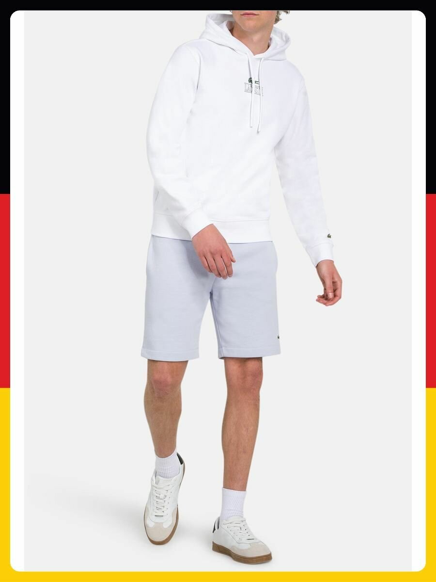 Толстовка спортивная LACOSTE, размер XL, , белый