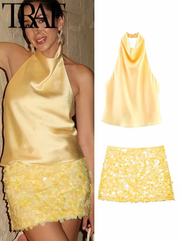 Юбка TRAF ROBE Y2K, размер M — фото 1