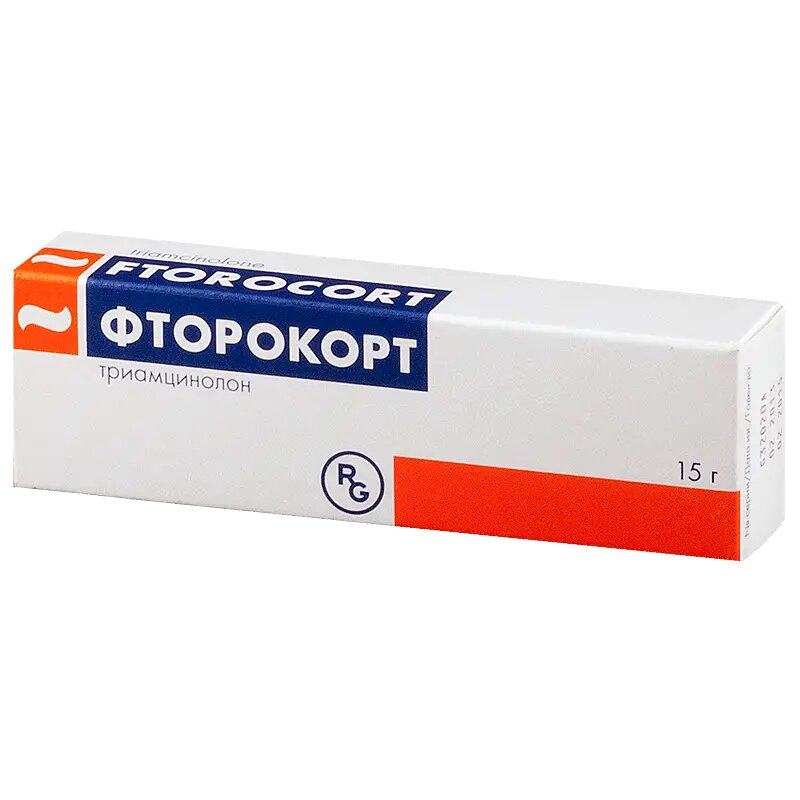 Фторокорт мазь для наружного применения 0,1 % 15 г 1 шт
