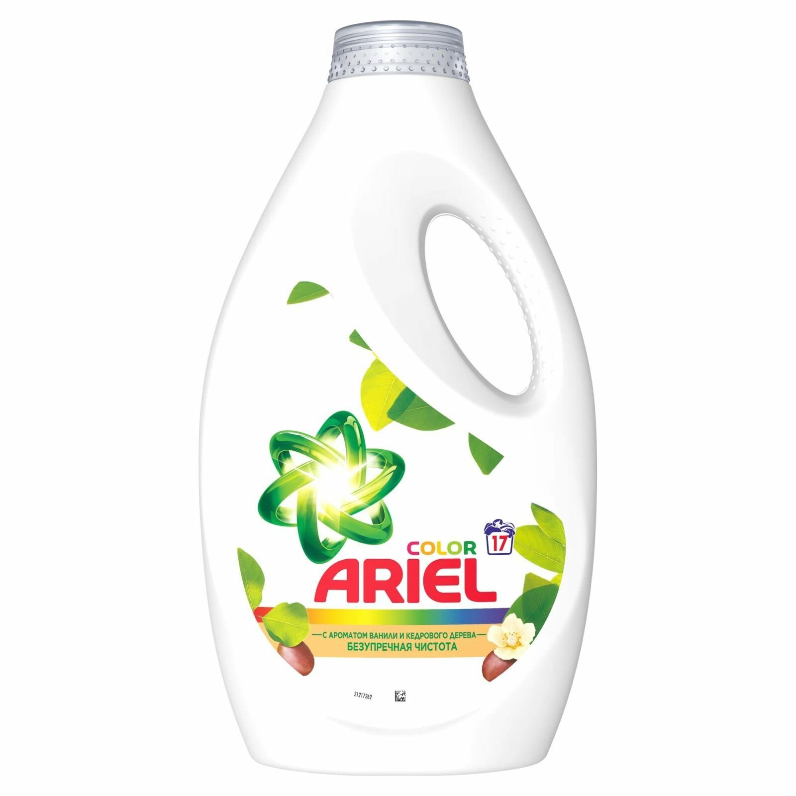 Гель для стирки Ariel Ваниль и кедровое дерево, для белого и цветного белья, 1105 мл