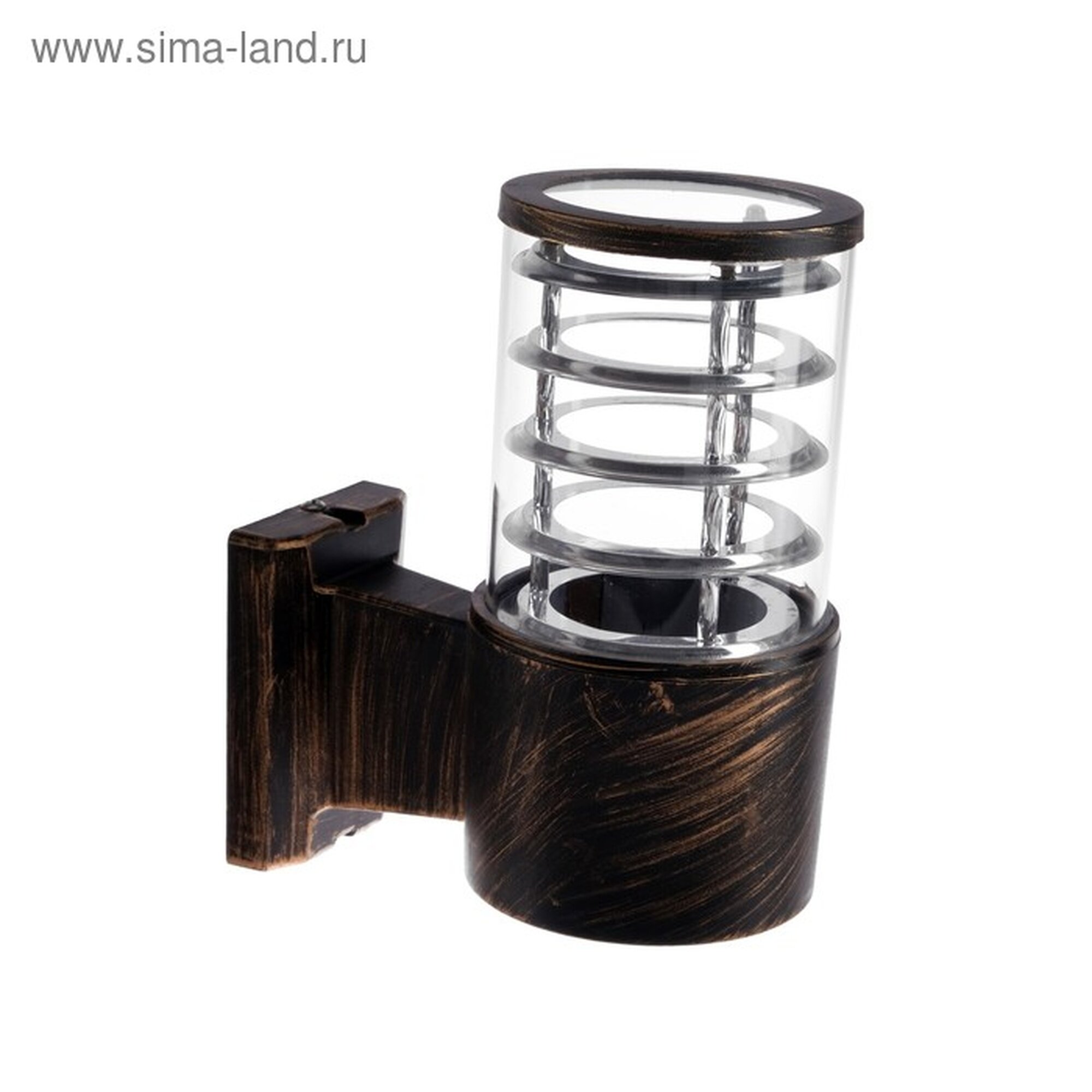 Светильник настенный Luazon Lighting 1хE27 60 Вт «Модерн» пластик вверх бронза