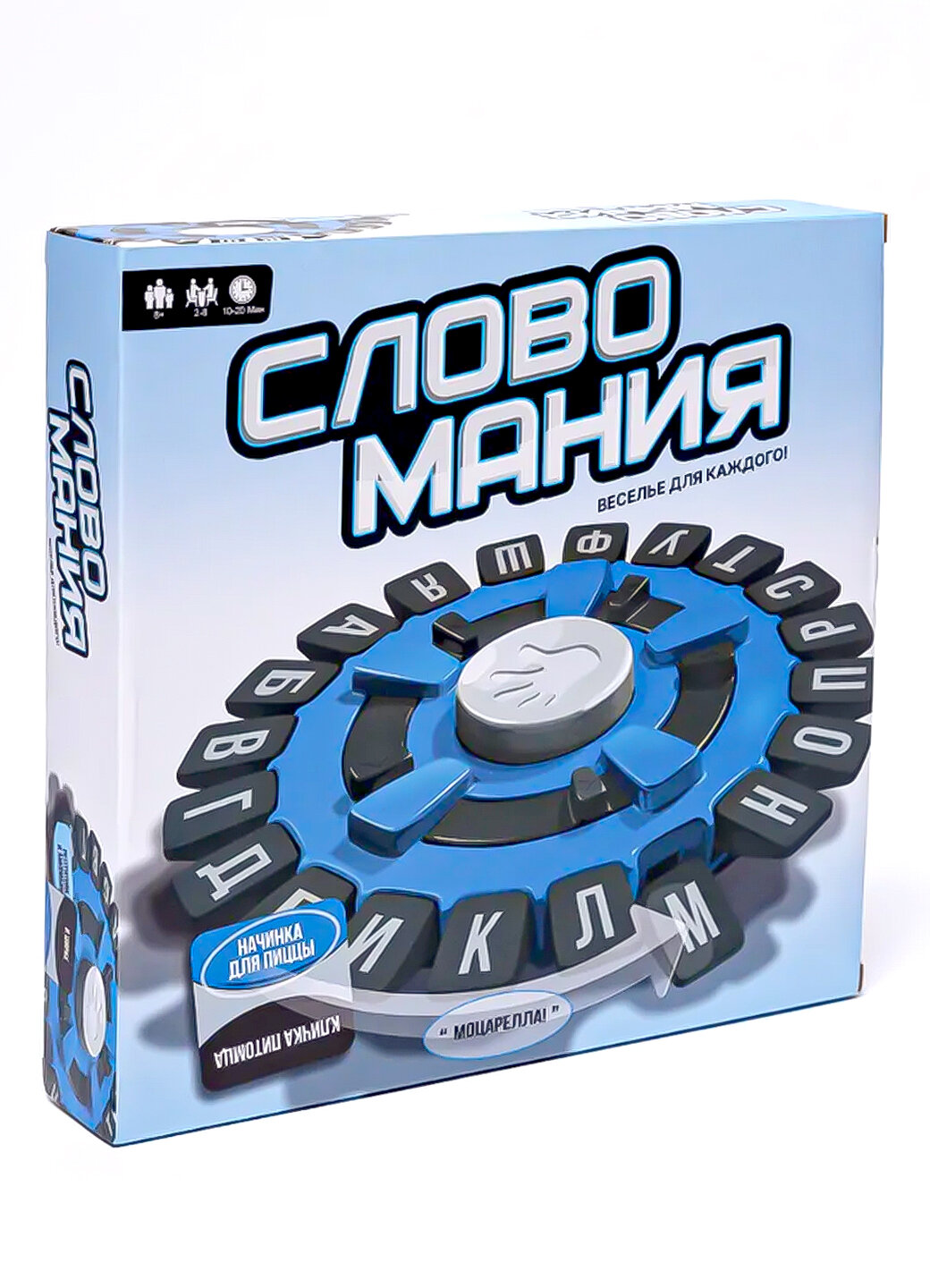 Настольная игра в слова на скорость Словомания для компании, русская версия