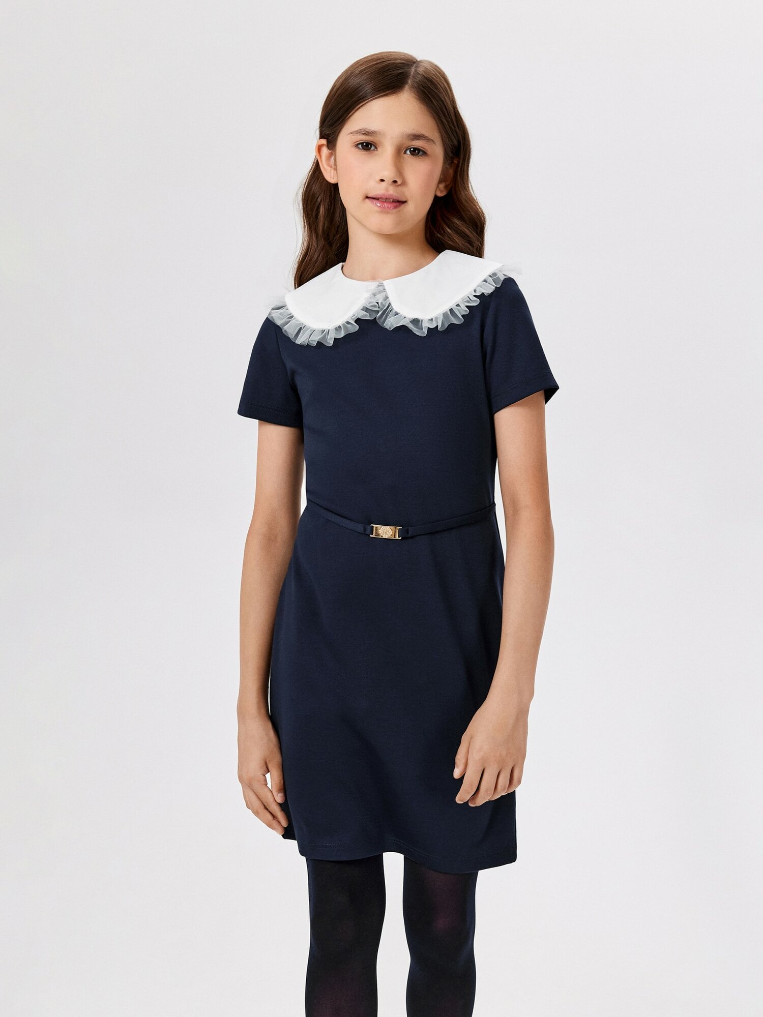 Школьное платье Acoola размер 134 синий