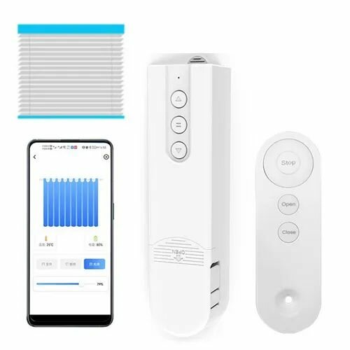 Tuya ZigBee Smart Blind Motor Driver + Remote Control Автоматический электрический привод для подъема штор с тенями
