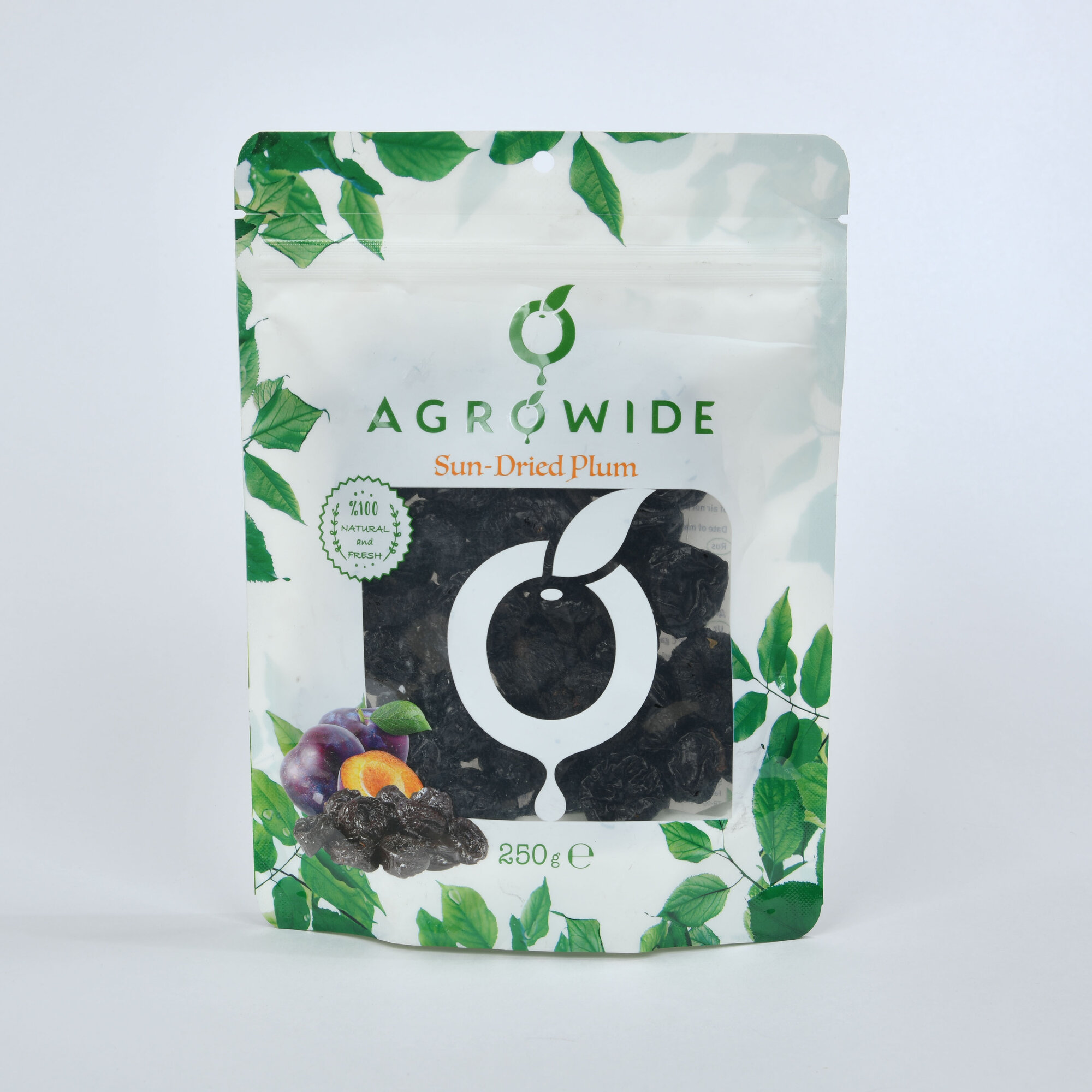 Чернослив без косточки 250 гр - упаковано в ZIP пакет - Agrowide