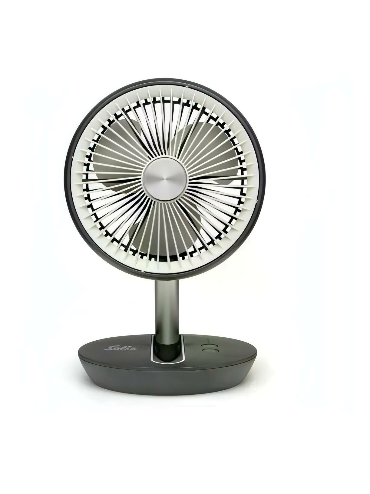 Вентилятор настольный Solis CHARGE & GO Gray (7586)