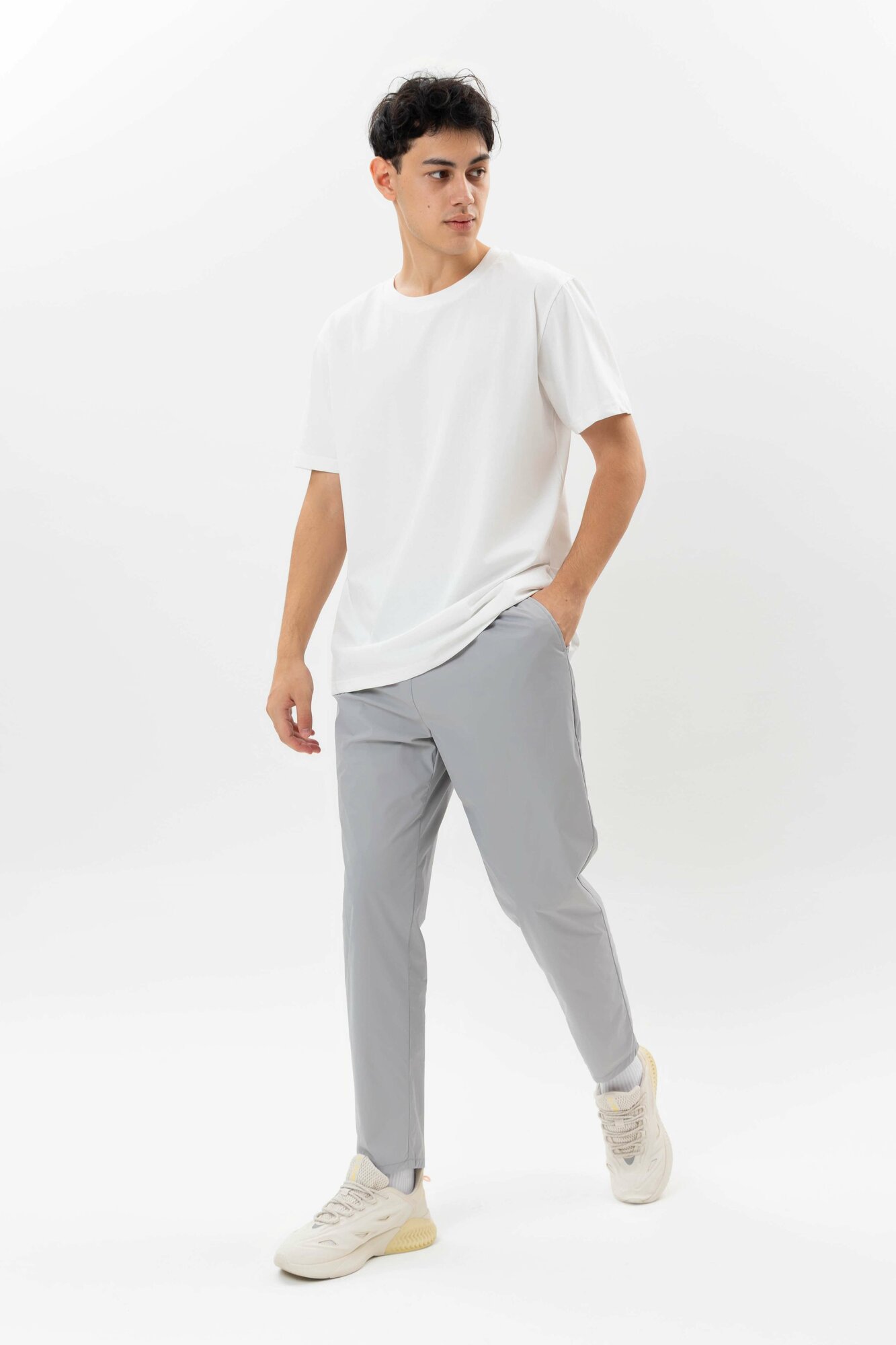 Брюки джоггеры TERRA PRO, размер 33, grey — фото 1