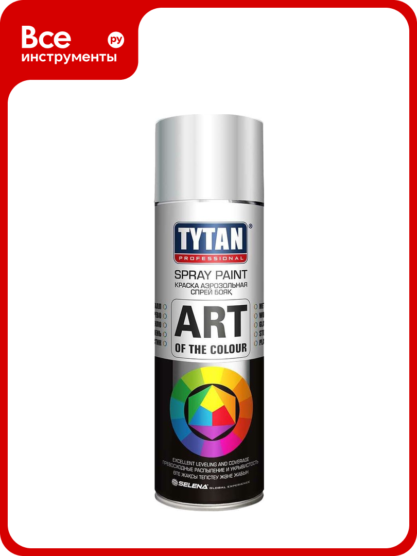 Аэрозольная краска Tytan PROFESSIONAL ART OF THE COLOUR RAL9003 белая глянец 400мл 61317 54036