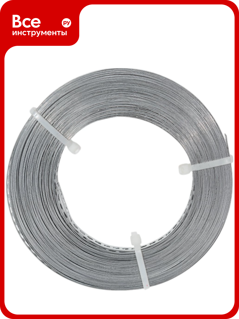 Монтажная перфорированная лента OBO Bettermann 12x0.55 мм упаковка 25 м 1471120_RU