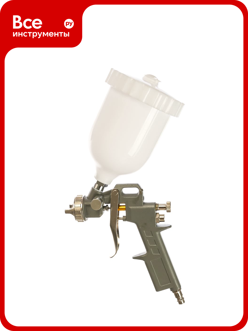 Краскопульт Pegas pneumatic верхний бак сопло 2мм 2708