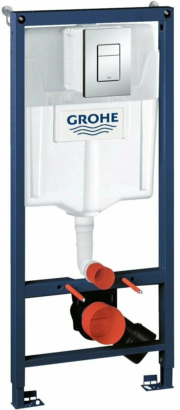 Инсталляция Grohe Rapid SL 38772001 для унитазов 3 в 1 с кнопкой смыва