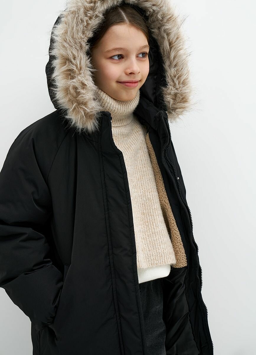 Пуховик O'STIN размер 110 черный