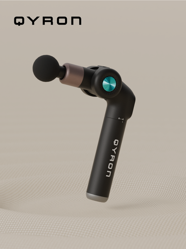 Изображение товара Перкуссионный массажер QYRON MG601, 6 насадок, нагрев насадки