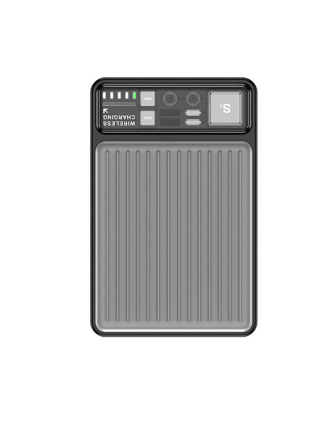 Внешний аккумулятор AWEI "P186K", 10000мА·ч, магнитный, беспроводная зарядка — фото 1