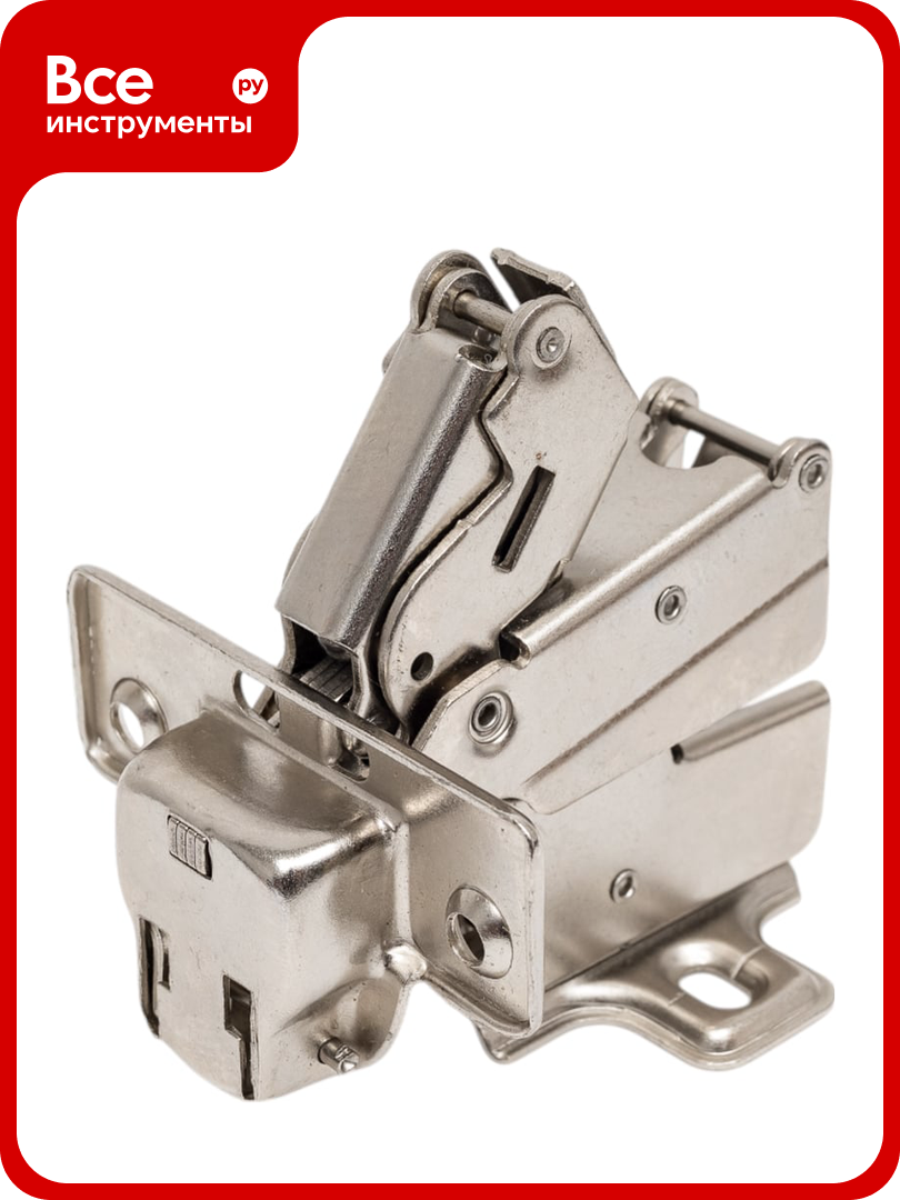 Петля Lemax PROF slide-on без доводчика 165 градусов вкладная M403-Inst