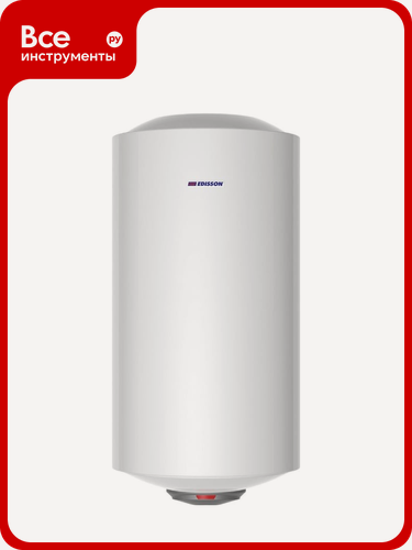 Изображение товара Накопительный электрический водонагреватель EDISSON ER 100 V ЭдЭ001798, белый