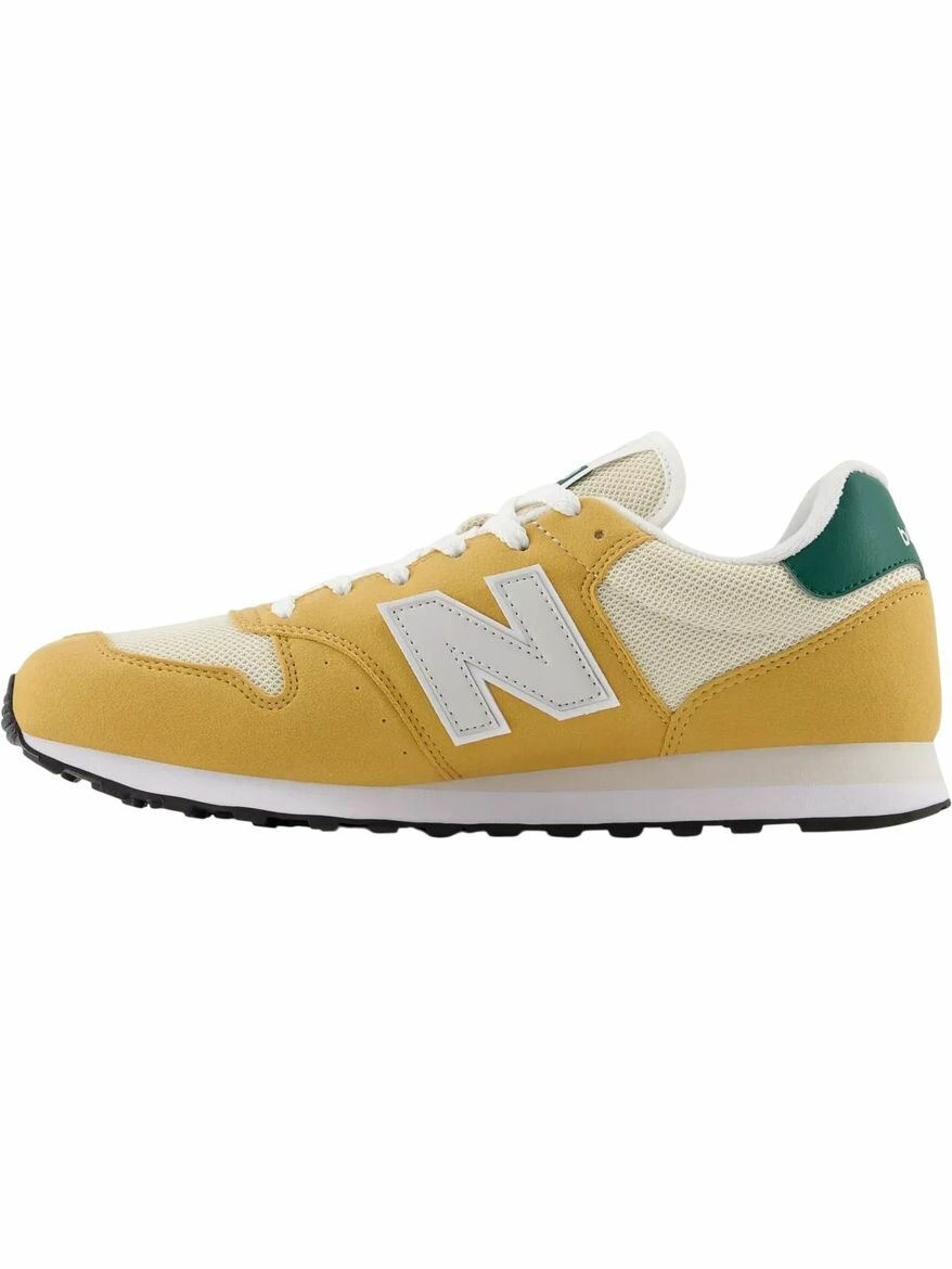 Кроссовки New Balance 500, полнота F, размер 11,5 US, желтый — фото 1