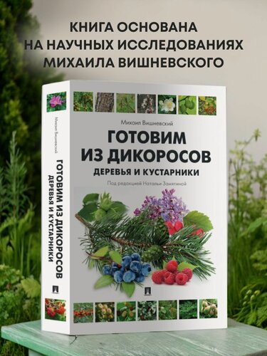 Изображение товара Готовим из дикоросов. Вишневский Михаил. Замятина Наталья. Здоровое питание. Кулинария. Рецепты.