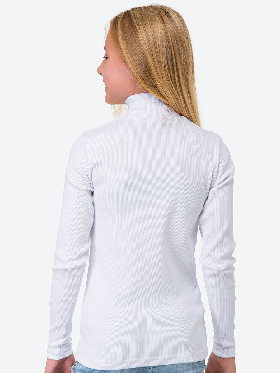 Водолазка Happyfox для мальчиков, размер 140, белый — фото 1