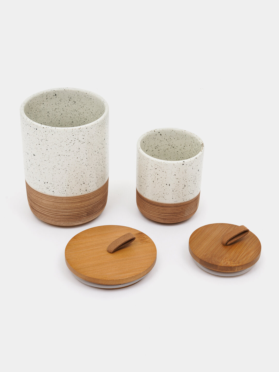 Набор керамических емкостей, для сыпучих продуктов, распылитель, 7 штук — фото 1