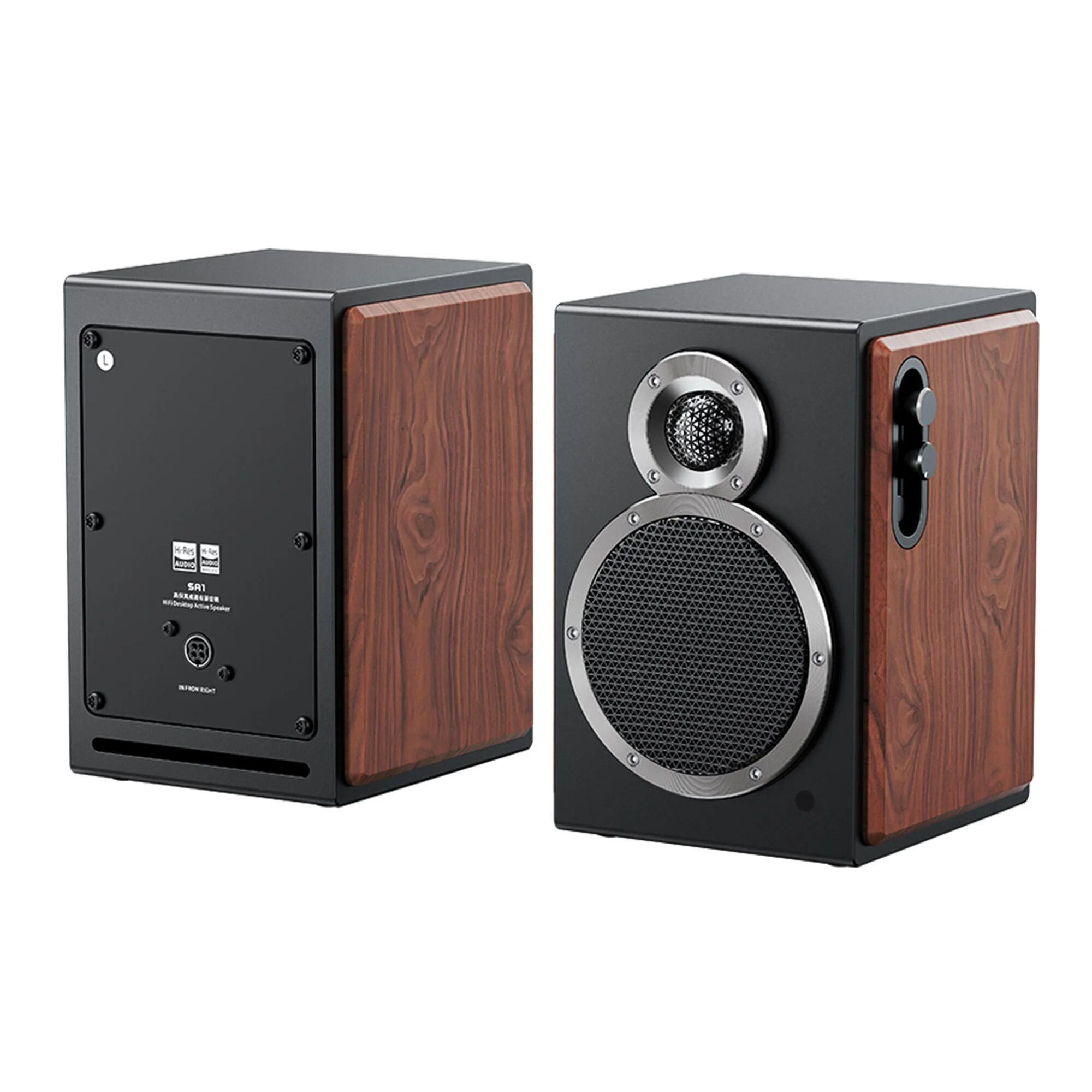 Акустическая система FiiO SA1 (F3053S) активная полочная с bluetooth пара twilight black