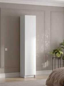 ARNIKA Шкаф-пенал для хранения для одежды в прихожую40х38х200см белый