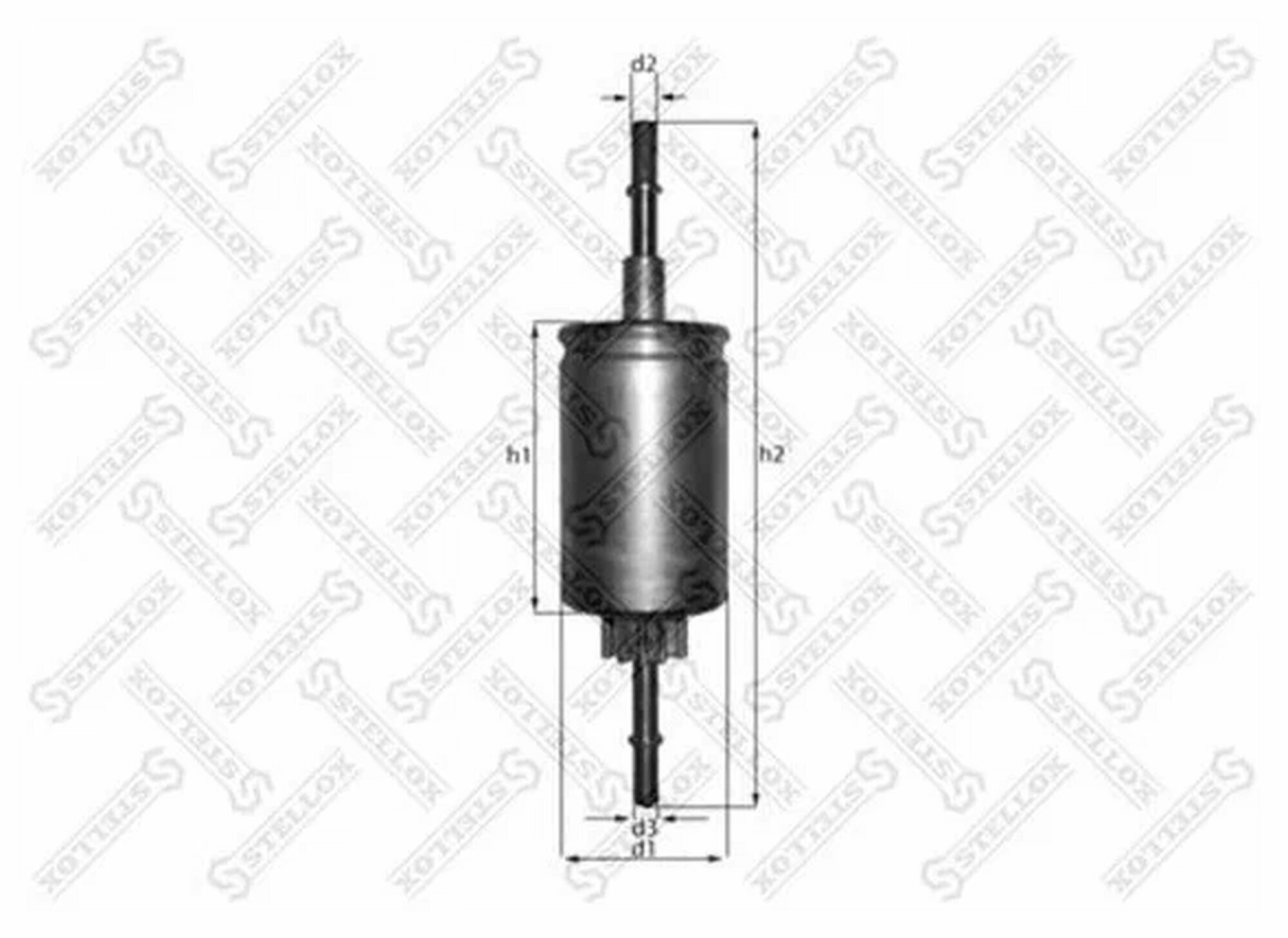 Фильтр топливный STELLOX 2100458SX для Ford Fiesta/Fusion Mazda 2