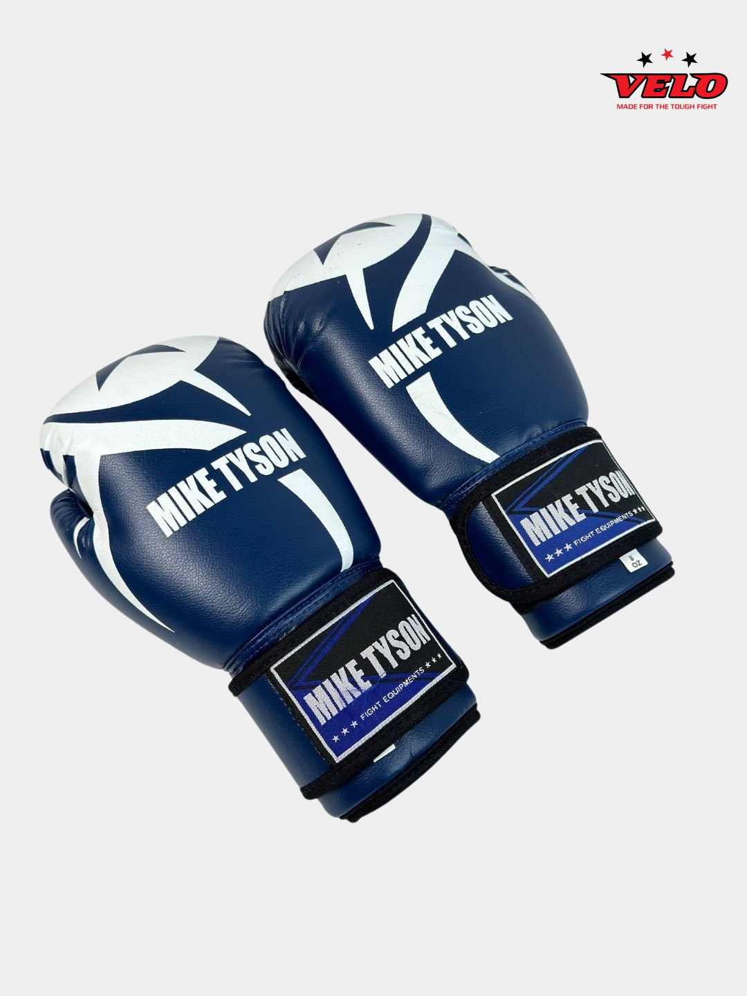 Перчатки боксерские MIKE TYSON VL-4544, Синий 8-14 унций, 12 oz — фото 1