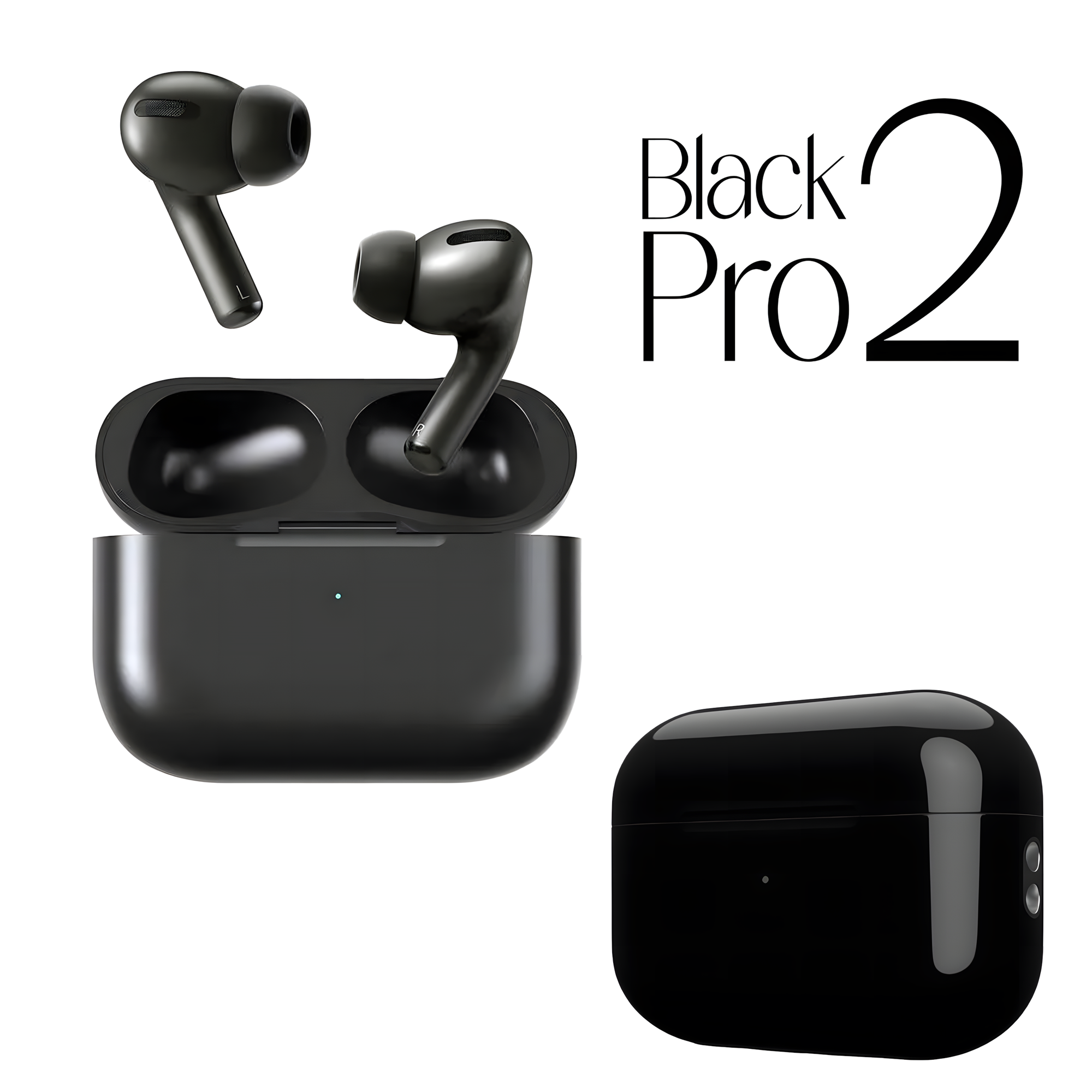 Наушники Airpods Pro 2 , беспроводные , динамические, bluetooth черные