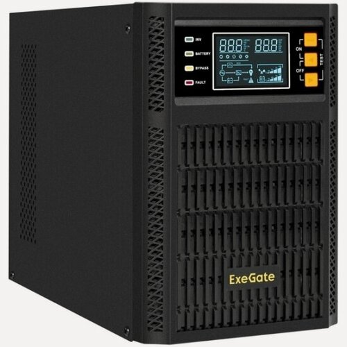 Изображение товара Источники бесперебойного питания On-line Exegate PowerExpert TL-1000. LCD. AVR.2SH. USB. RS232. SNMP 1000VA/1000W