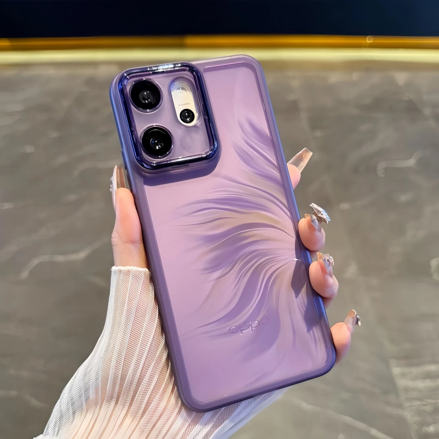 Чехол для VIVO V60 5G, фиолетовый, силикон