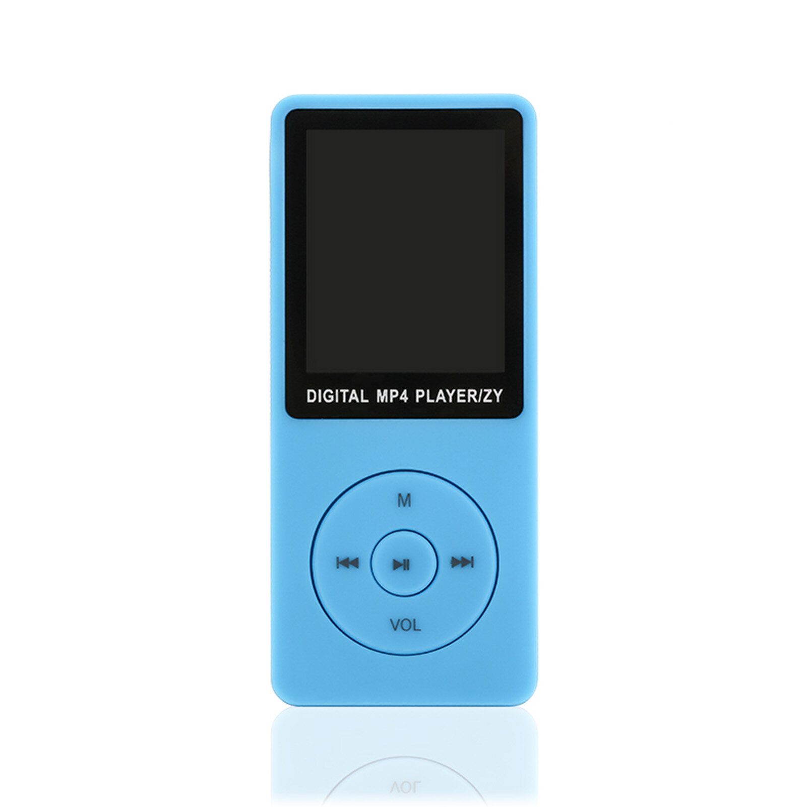MP3 Player 64 GB с экраном 1.8 дюймов, портативный, с FM-радио, записыванием голоса, для детей и взрослых, цвета: белый, черный, синий