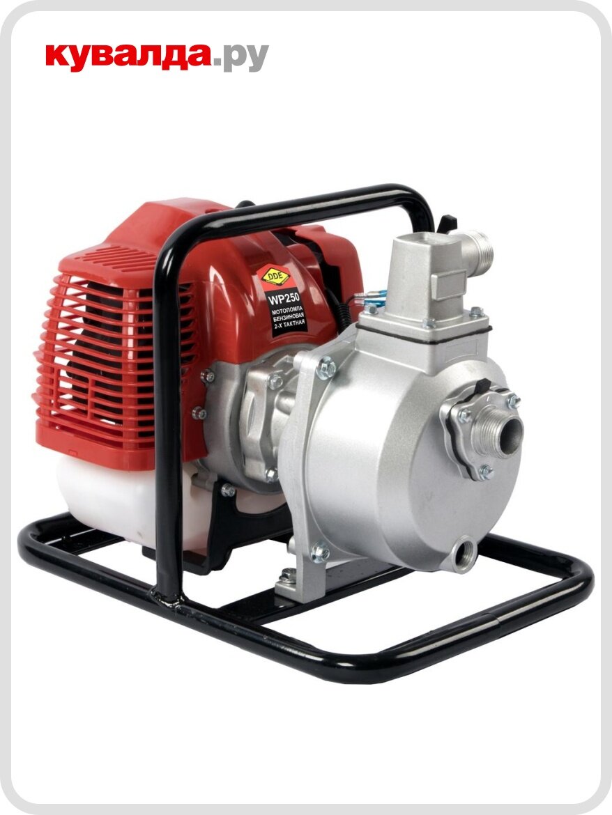 Мотопомпа бензиновая DDE WP250 для слабозагрязненной воды