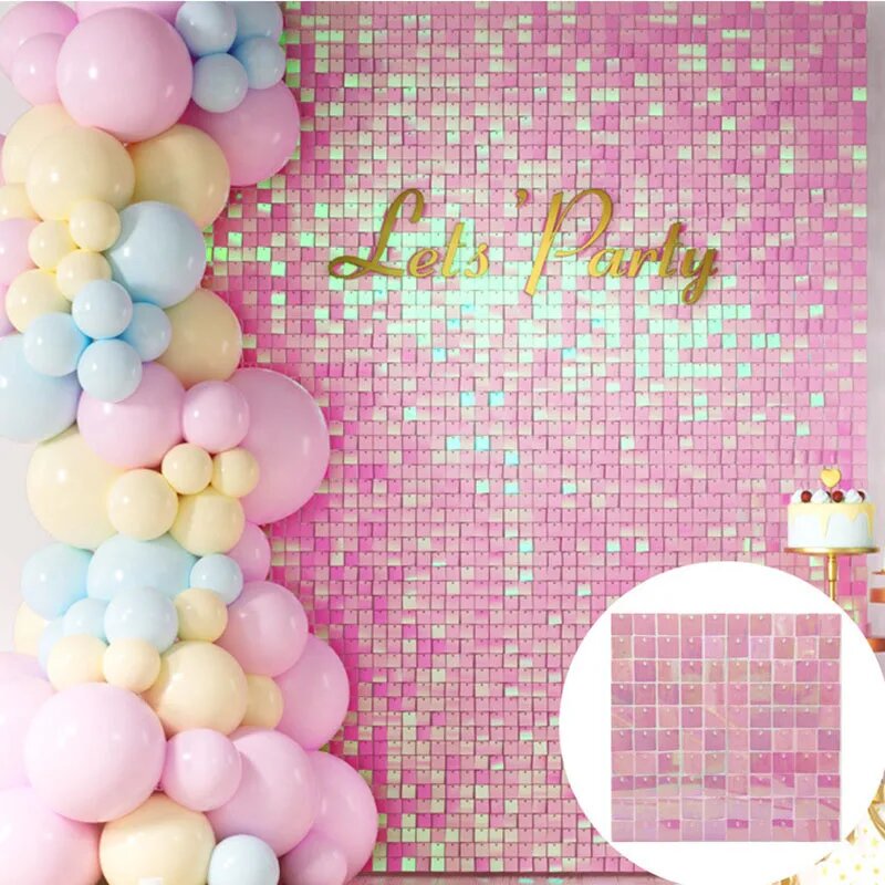 Красные виниловые мерцающие настенные панели MicroPlush