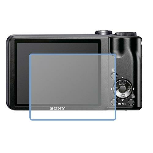 Скрин Мобайл защитный экран для фотоаппарата Sony Cyber-shot DSC-H55 из нано стекло 9H