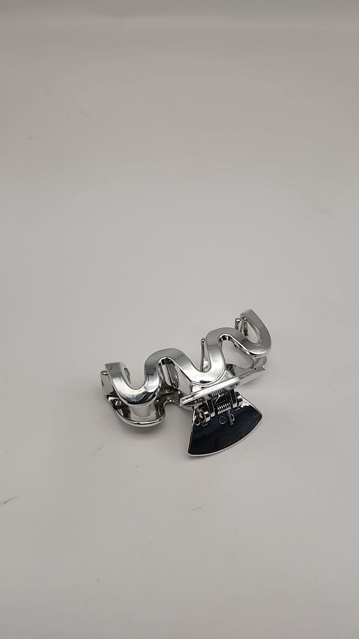 Серебряный крабик для волос — элегантная и стильная заколка для девушек. — фото 1