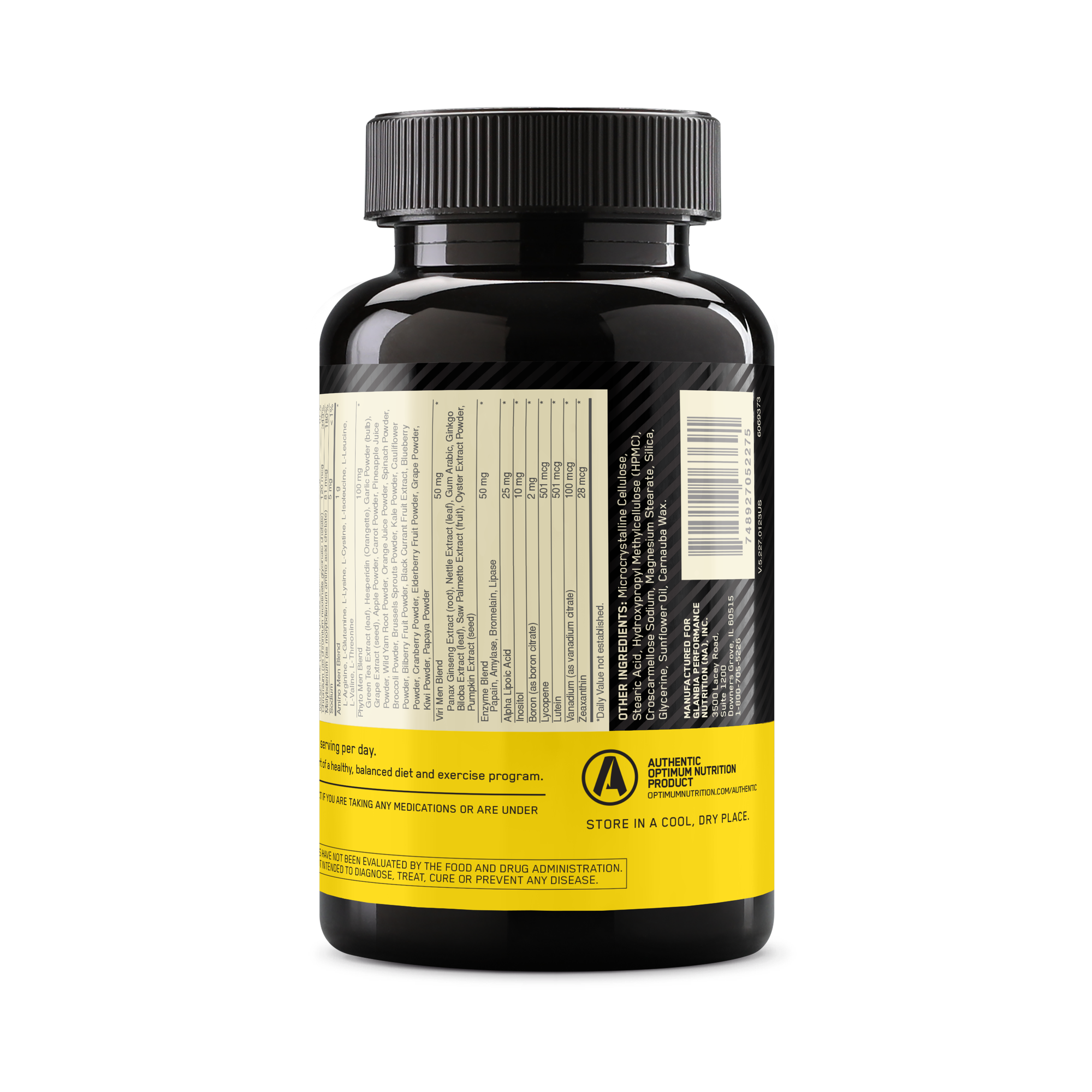 Витаминно-минеральный комплекс для мужчин Опти мен 150 таблеток / Optimum Nutrition Opti men 150 tab — фото 1