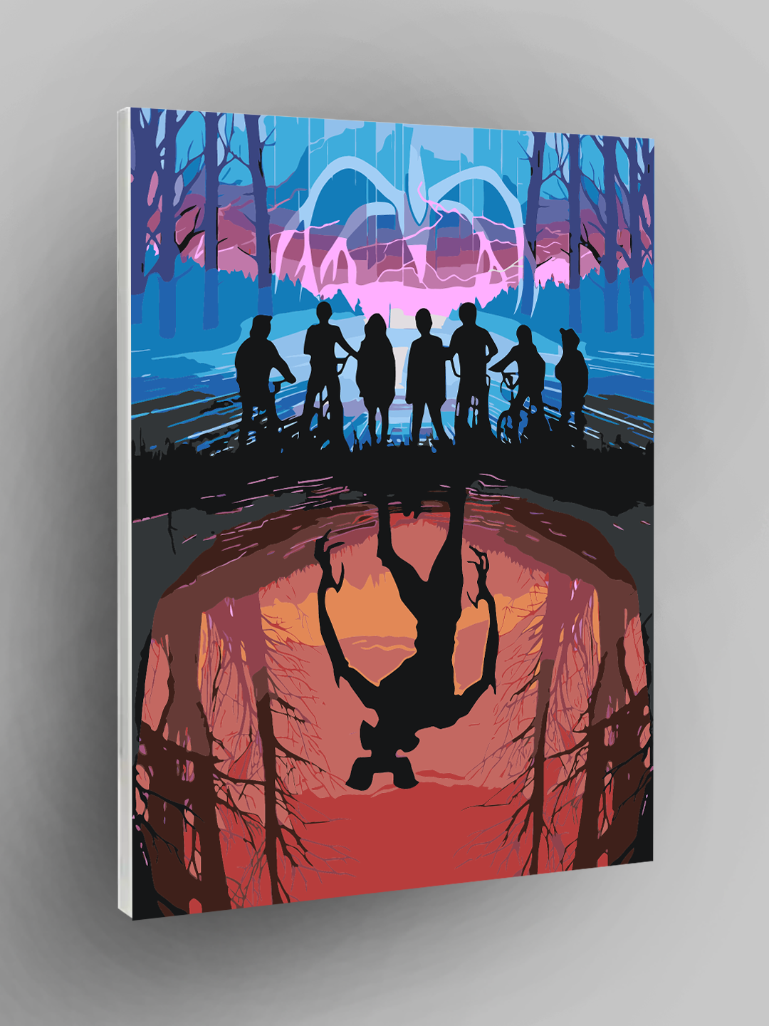 Картина по номерам "Очень странные дела: По ту сторону", размер 40 х 50 см, рисование по номерам, холст на подрамнике