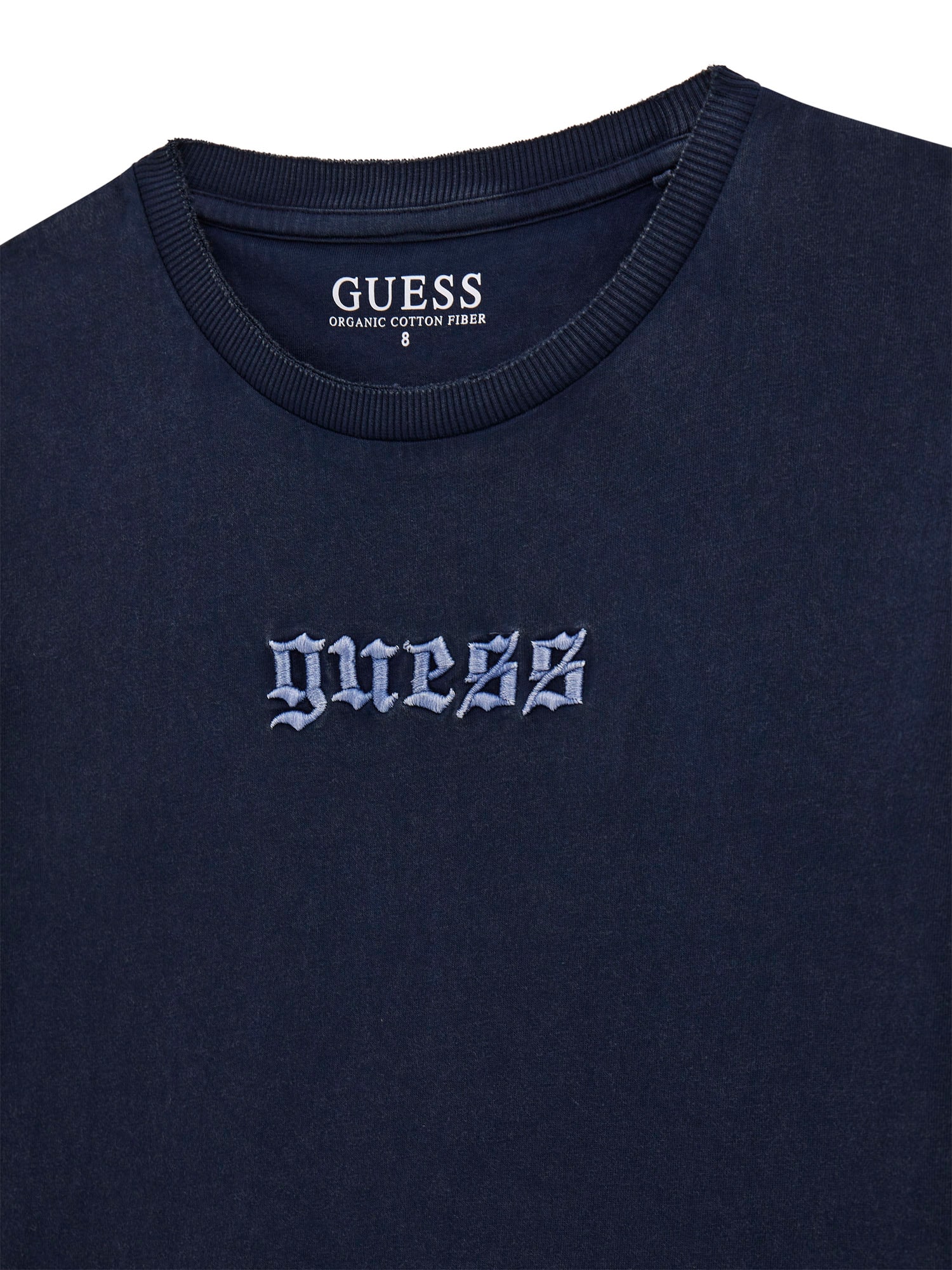 Футболка GUESS GMT DYE OVERSIZE SS T-SHIRT, , размер 18 лет, синий — фото 1